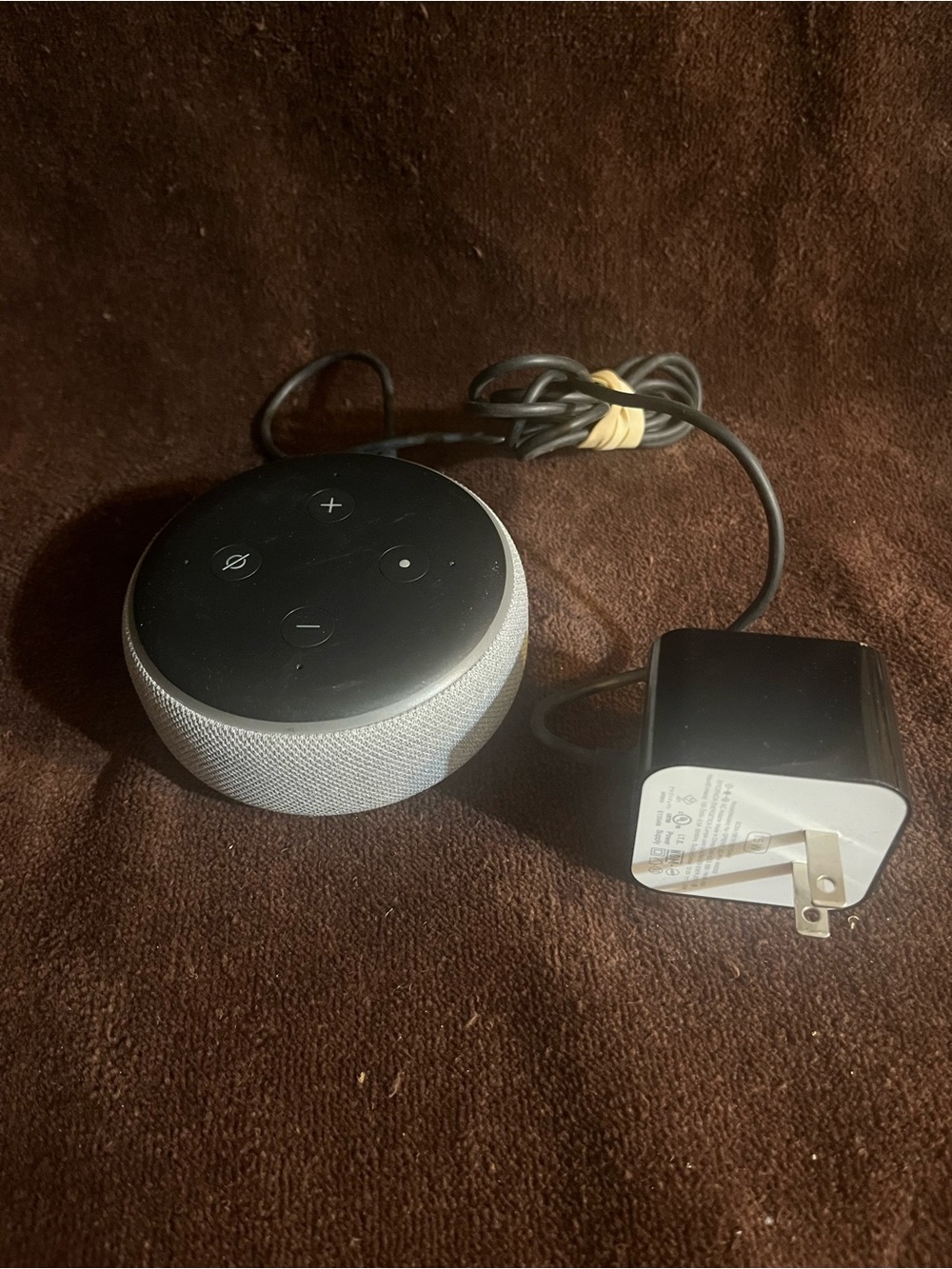 Amazon Echo Dot- 3rd generation-Smart Voice Speaker - Charcoal and Light Gray